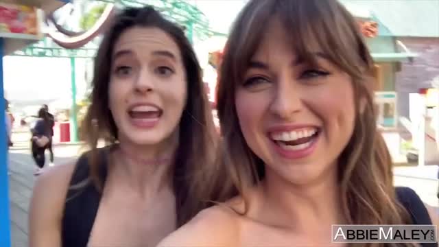 Risky Public Restroom Threesome