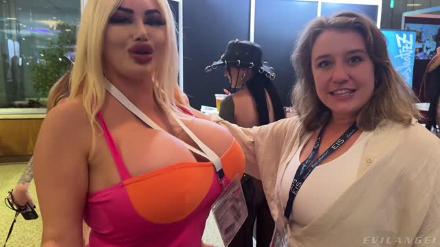 MEGAN INKY Backstage BJ & Creampie