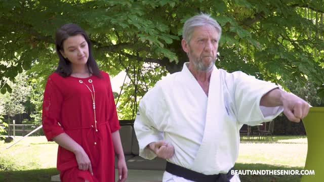 Outdoor Karate Practice