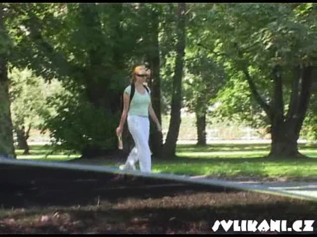 Undressing girls on the street